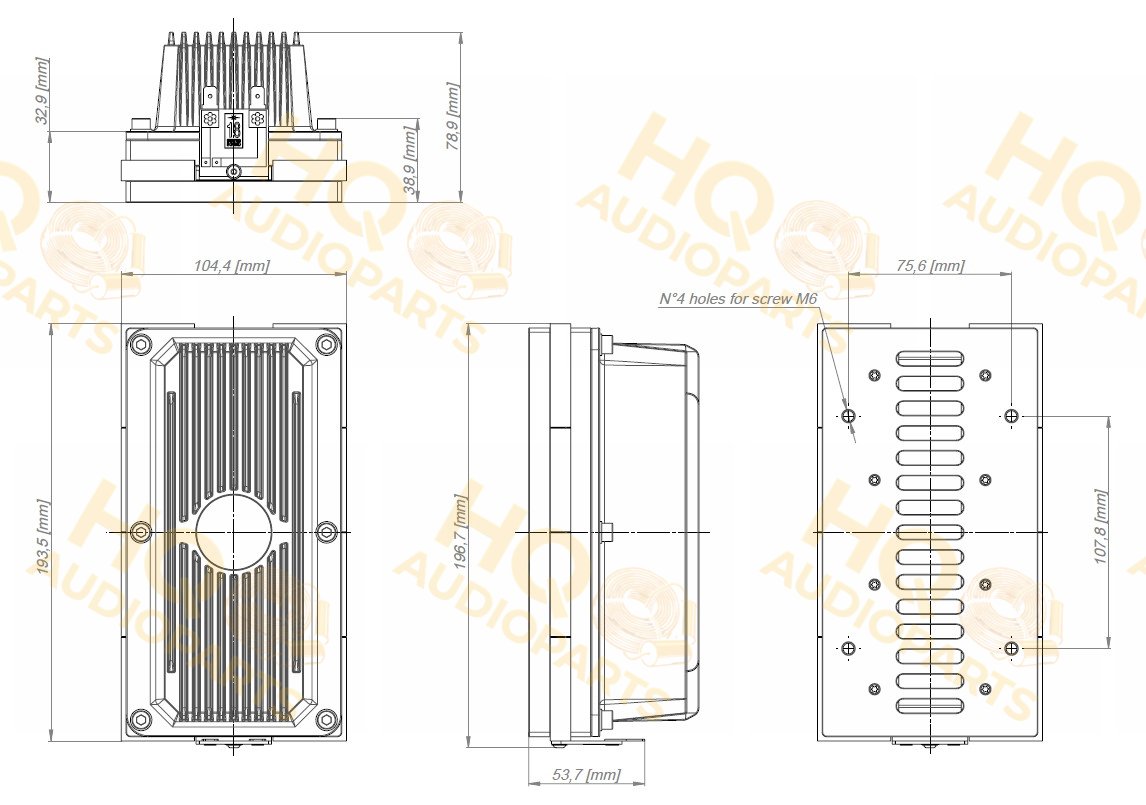 Eighteen Sound Hangszóró AMT200P-16, 16 Ω