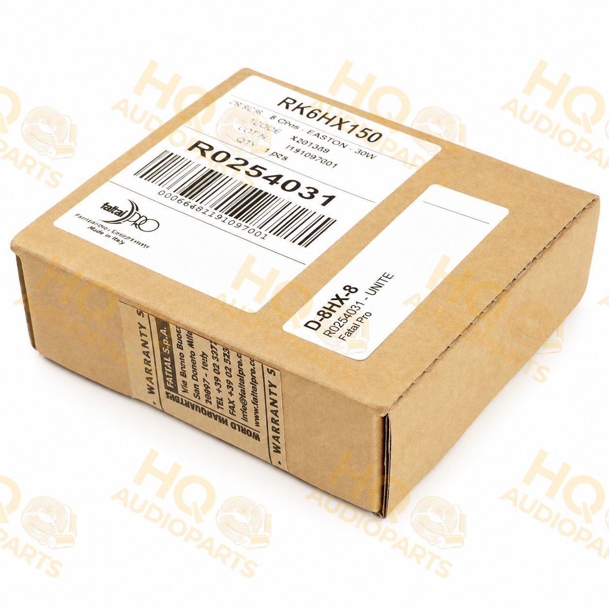 FaitalPRO 8HX csere membrán, 8 Ω