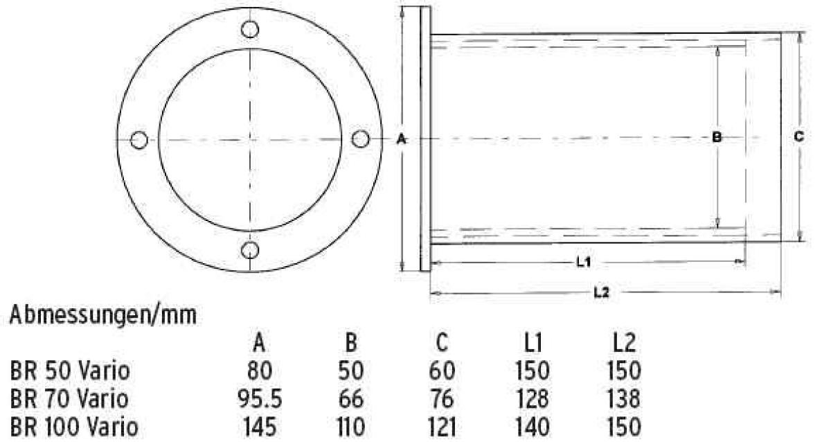 Bassreflex cső állítható – BR50V/SW
