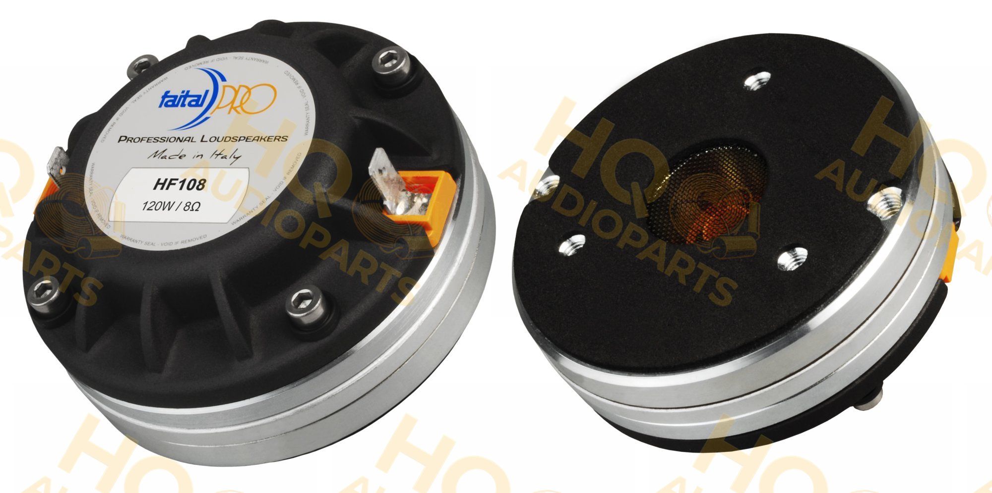 Faital Pro Nyomókamrás meghajtó HF108, 8 Ω, 60 W