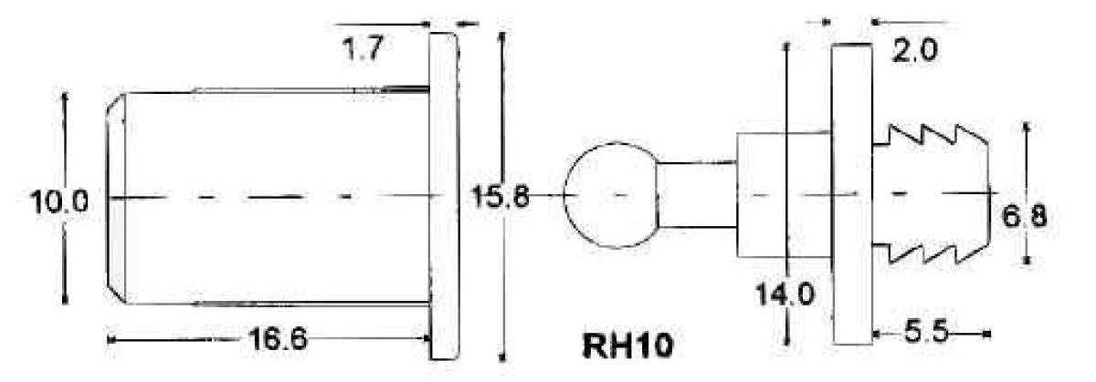 Csavar hangszóróhoz – RH10/VE100