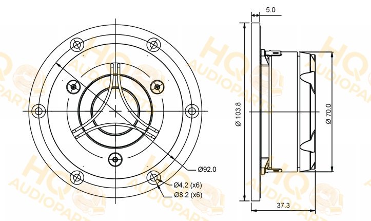 SB Acoustics Hangszóró SATORI_TW29B-4, 4 Ω
