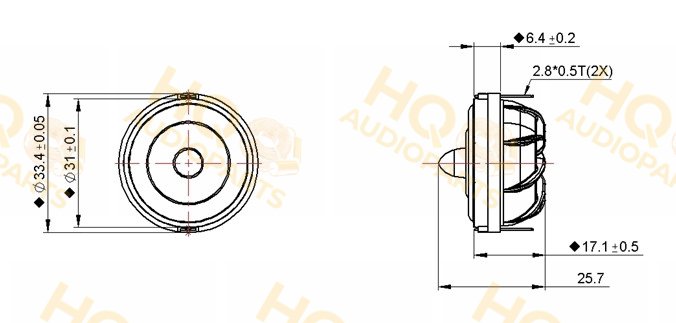 Peerless by Tymphany Hangszóró OT19NC00-04, 4 Ω