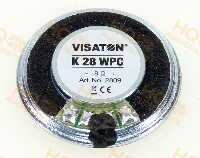 Visaton Hangszóró K 28 WPC - 8 OHM, 8 Ω, 1 W