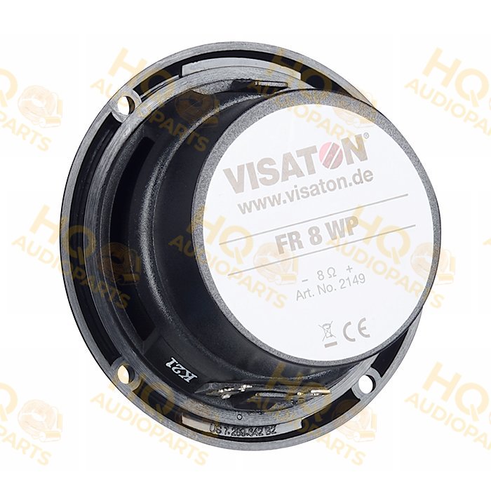 Visaton Hangszóró FR 8 WP - 8 OHM - BLACK, 4 Ω, 15 W