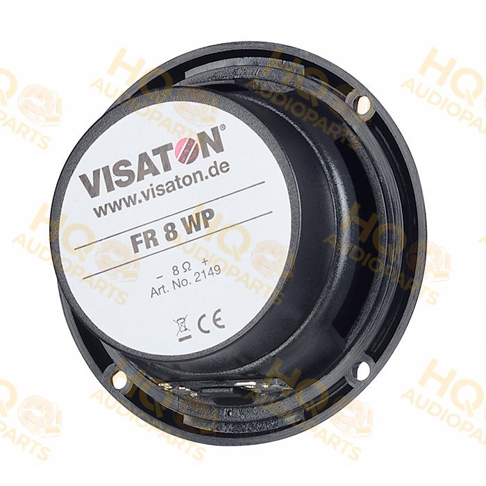 Visaton Hangszóró FR 8 WP - 8 OHM - BLACK, 4 Ω, 15 W