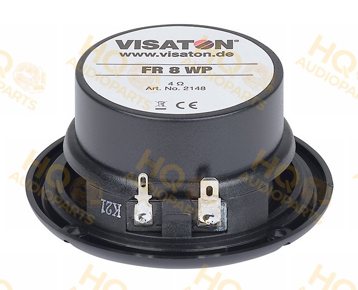 Visaton Hangszóró FR 8 WP - 8 OHM - BLACK, 4 Ω, 15 W