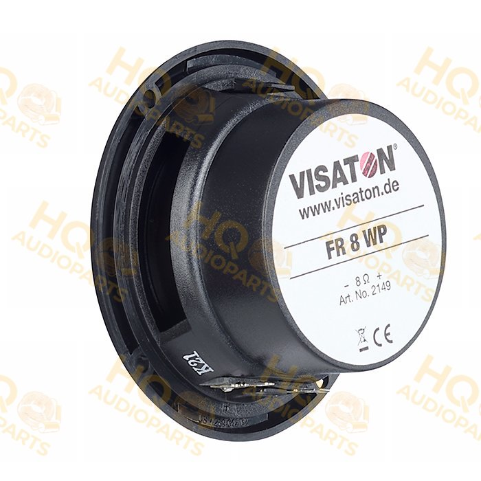Visaton Hangszóró FR 8 WP - 8 OHM - BLACK, 4 Ω, 15 W