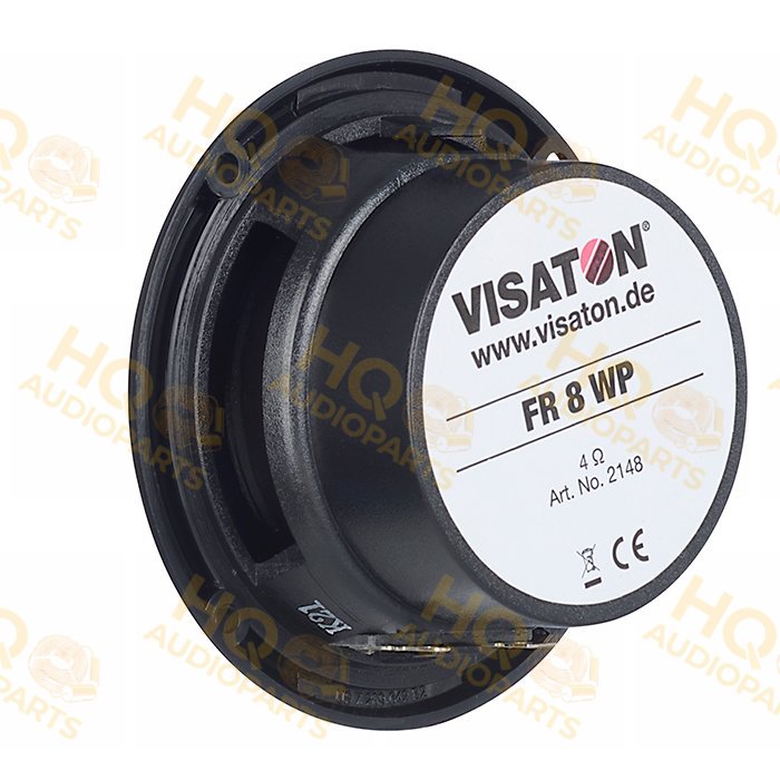Visaton Hangszóró FR 8 WP - 4 OHM - BLACK, 4 Ω, 15 W