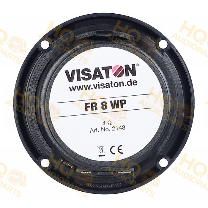Visaton Hangszóró FR 8 WP - 4 OHM - BLACK, 4 Ω, 15 W