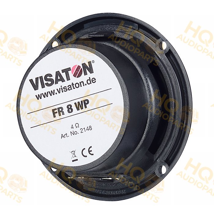 Visaton Hangszóró FR 8 WP - 4 OHM - BLACK, 4 Ω, 15 W