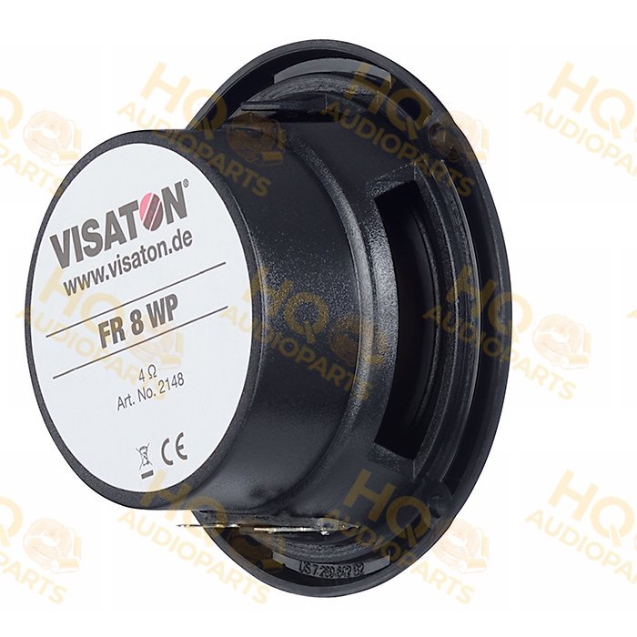 Visaton Hangszóró FR 8 WP - 4 OHM - BLACK, 4 Ω, 15 W