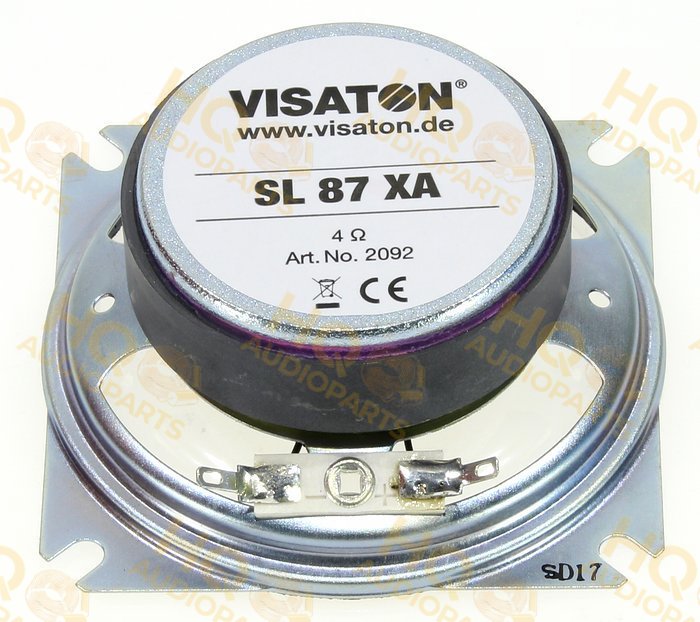Visaton Szélessávú hangszóró SL 87 XA - 4 OHM, 4 Ω, 20 W