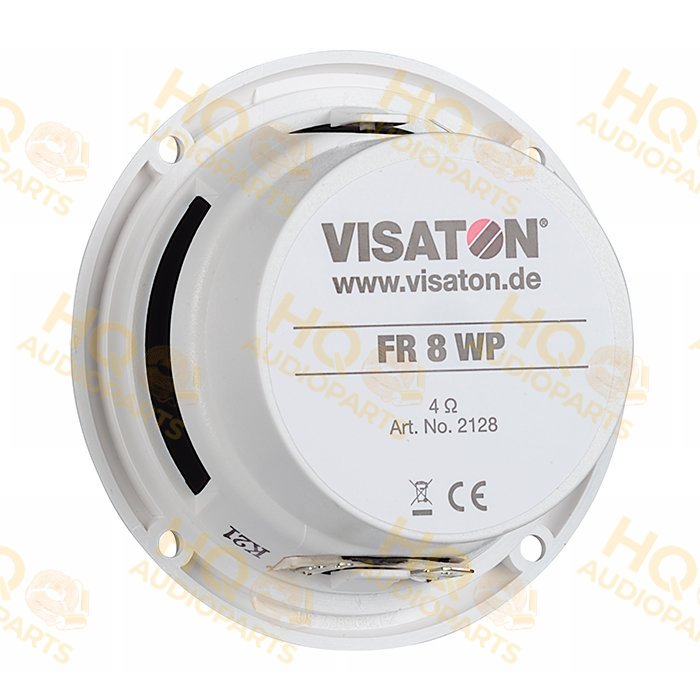 Visaton Hangszóró FR 8 WP - 4 OHM - WHITE, 4 Ω, 15 W