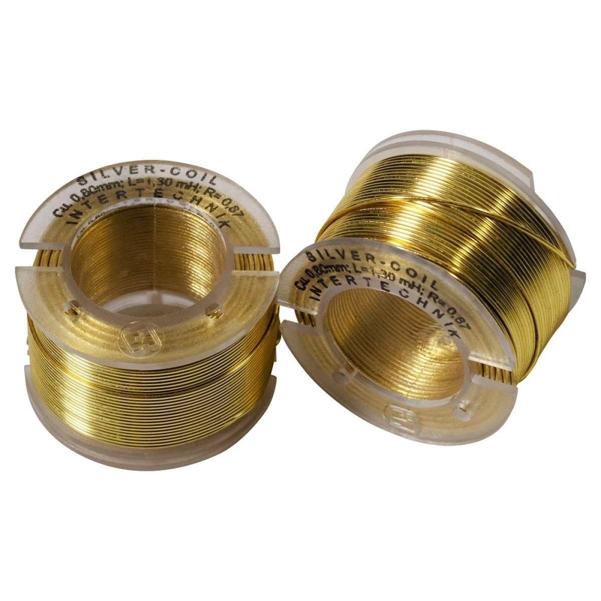 Intertechnik Ezüst tekercs – 1,30 mH | LU44-AG | DCR 0,87 Ω | Cu 0,80 mm | ±3.0%