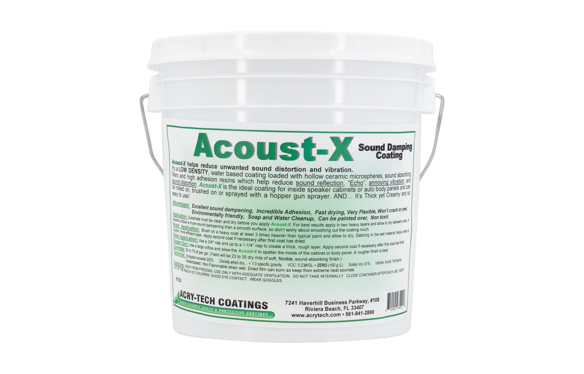 Acry-Tech Acoust-X hangcsillapító bevonat.