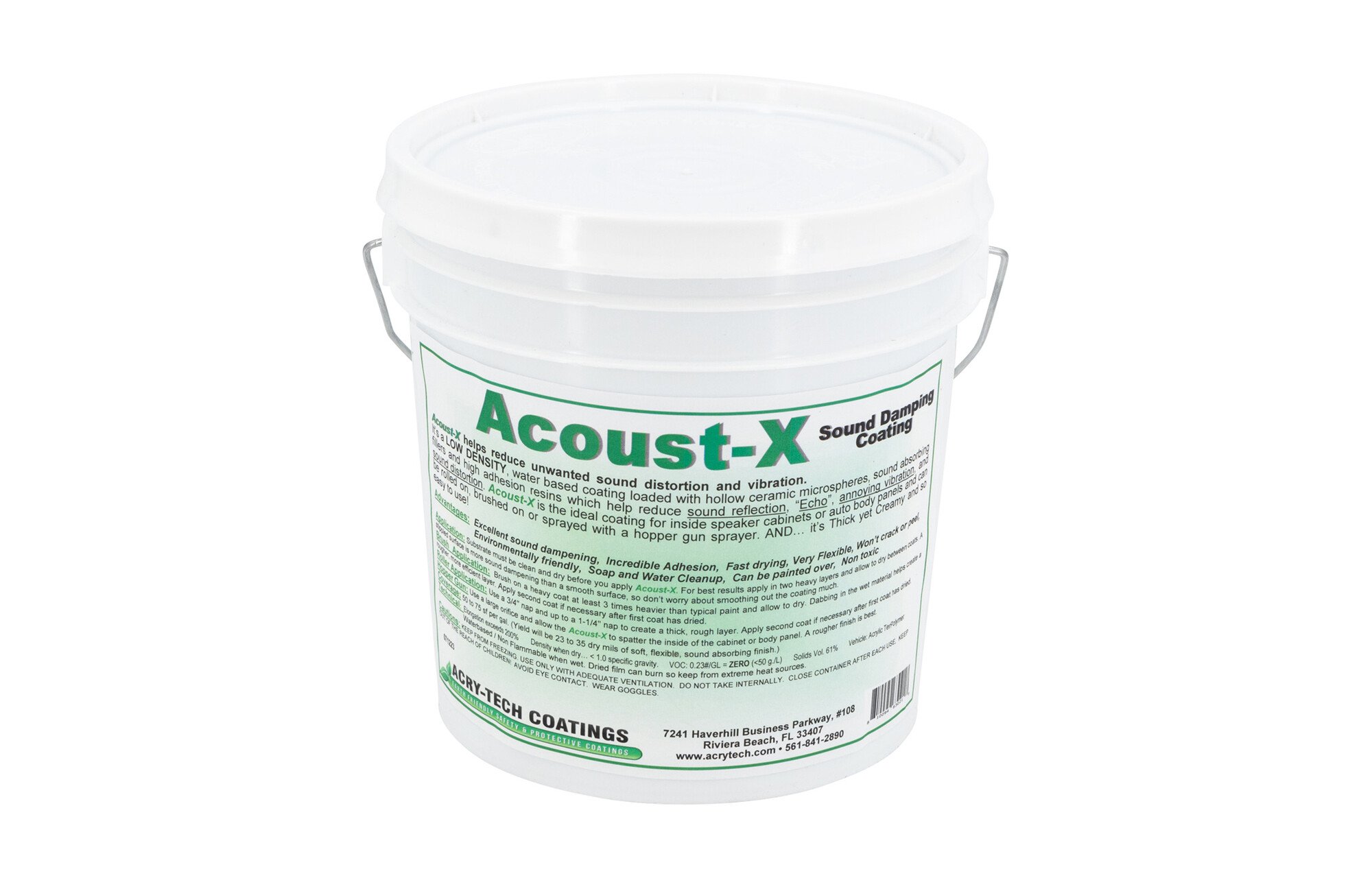 Acry-Tech Acoust-X hangcsillapító bevonat.