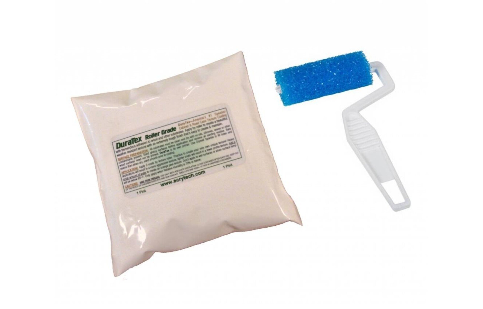 Acry-Tech DuraTex fehér 0,5kg Hangdobozfesték Kit hengerelhető