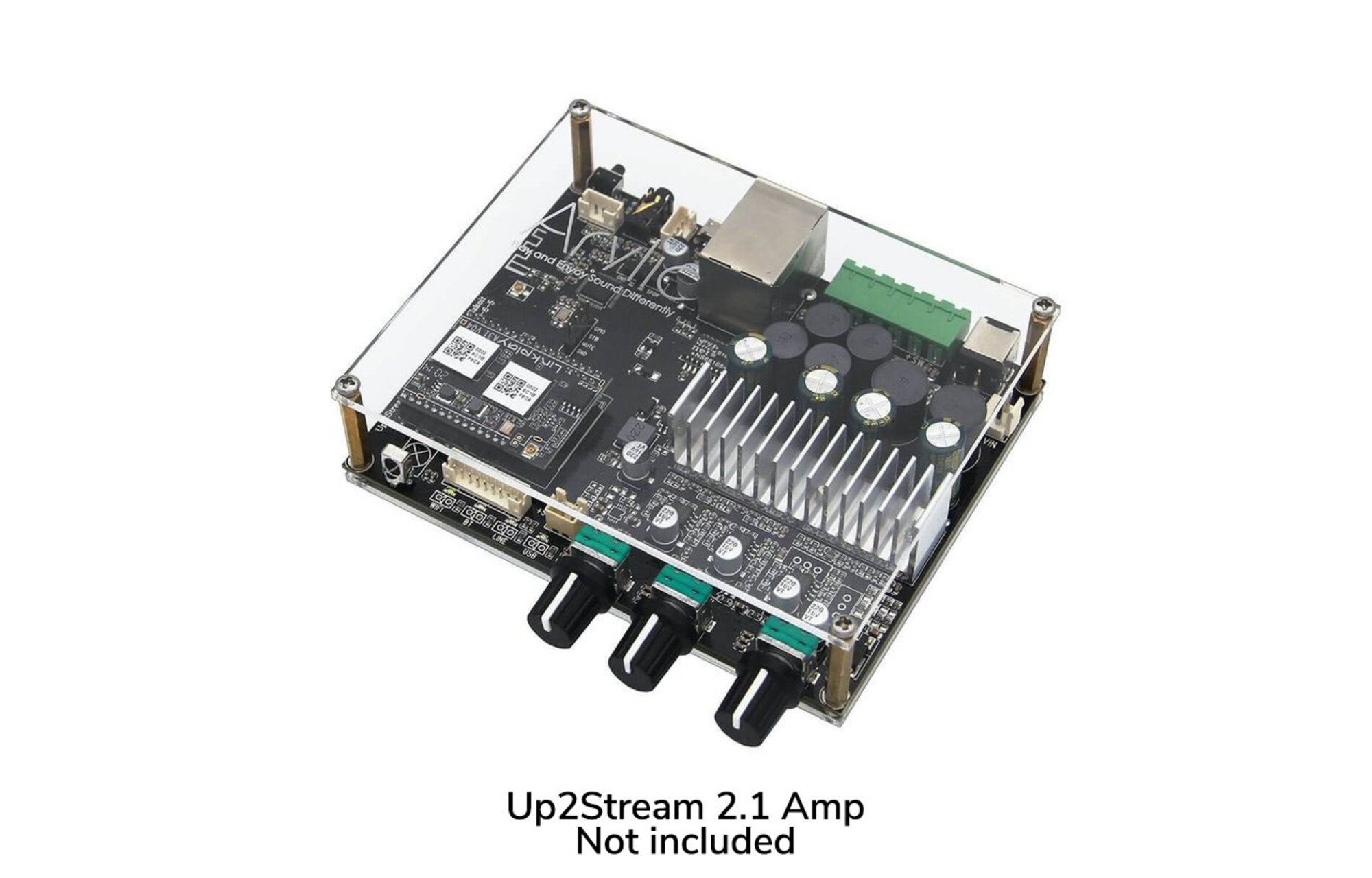 Arylic Up2Stream 2.1 Amp Case
