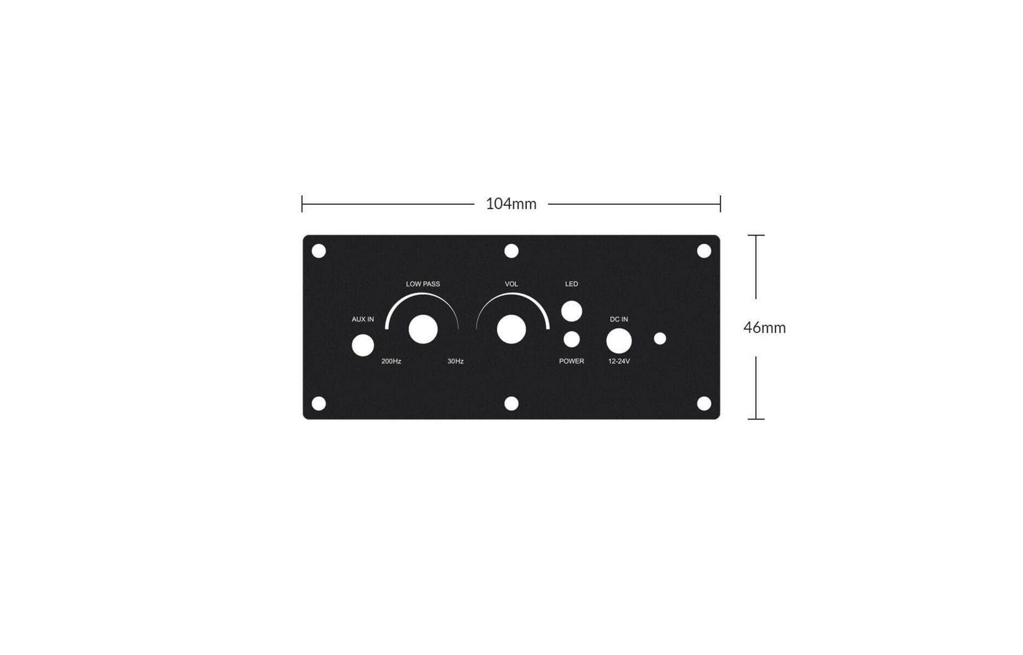 Arylic Amp Sub Plate