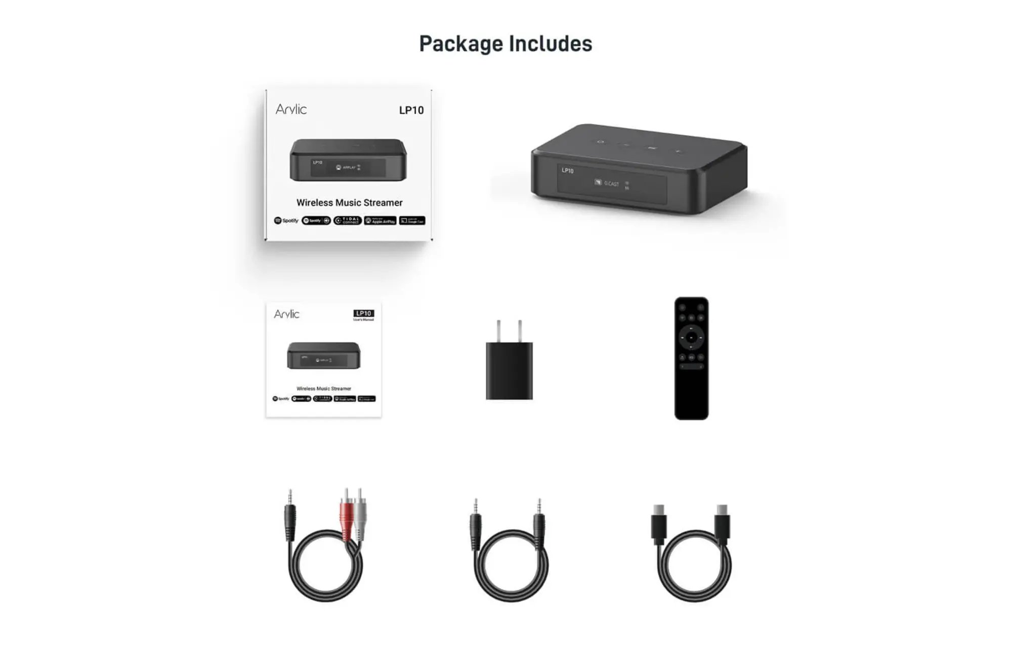 Arylic LP10 AirPlay 2 és Google Cast zenei streamer