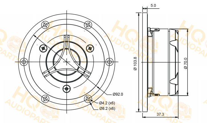 SB Acoustics Hangszóró SATORI_TW29BN-4, 4 Ω
