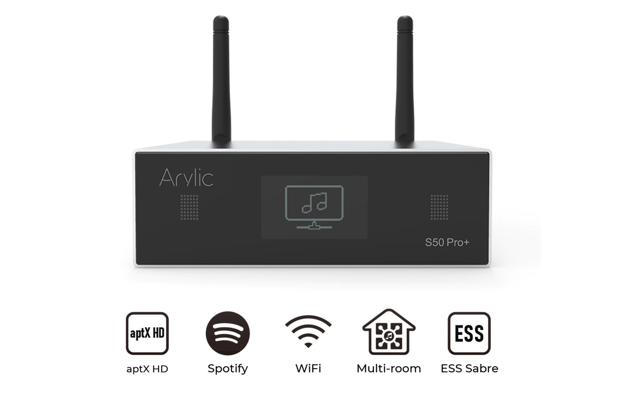Arylic S50 Pro+ WiFi & aptX HD előerősítő Dac és Multiroom támogatással