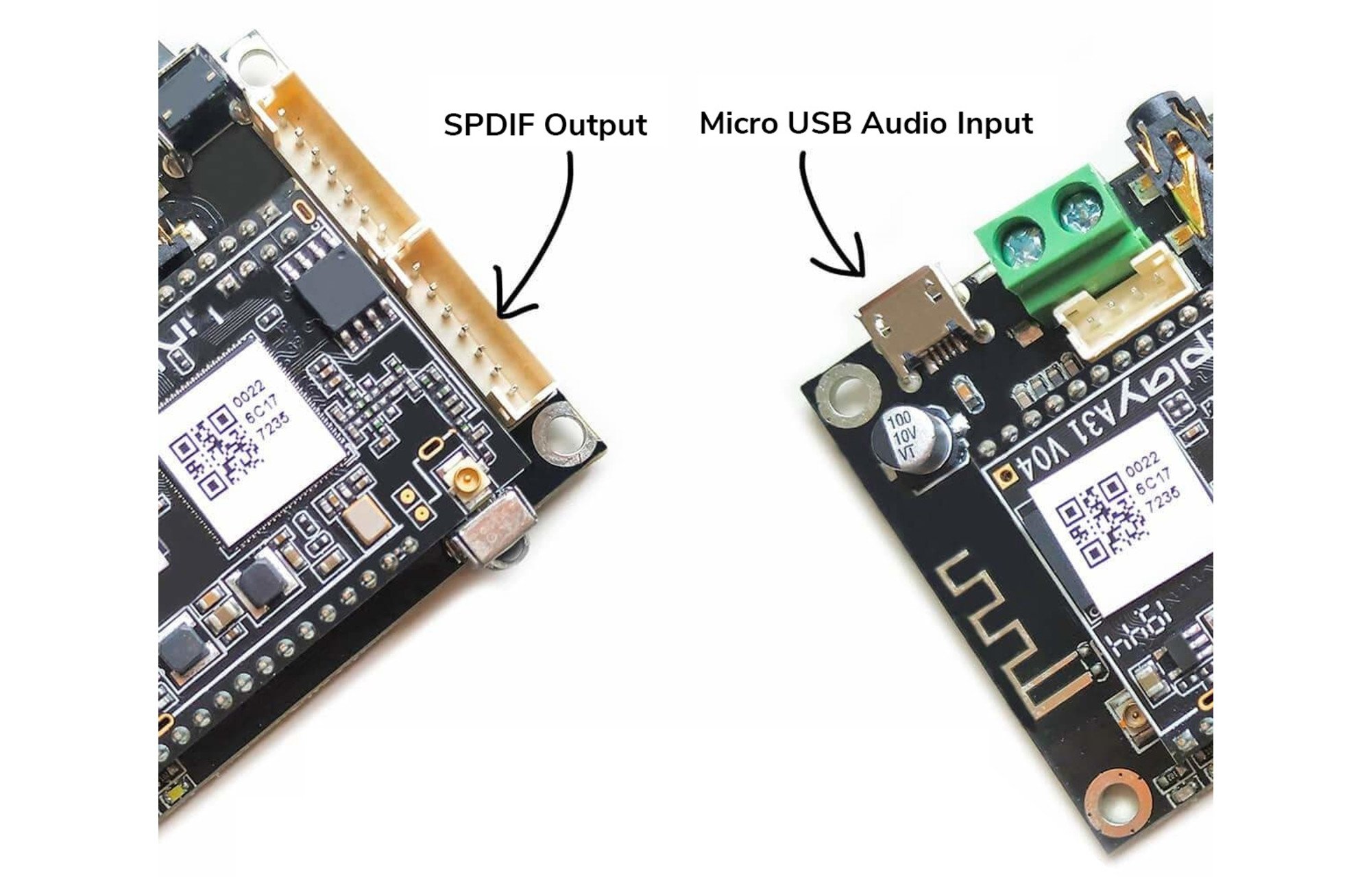 Arylic Up2Stream Mini | BT 5.0 | Wi-Fi | DAC | I2S | Vevő modul