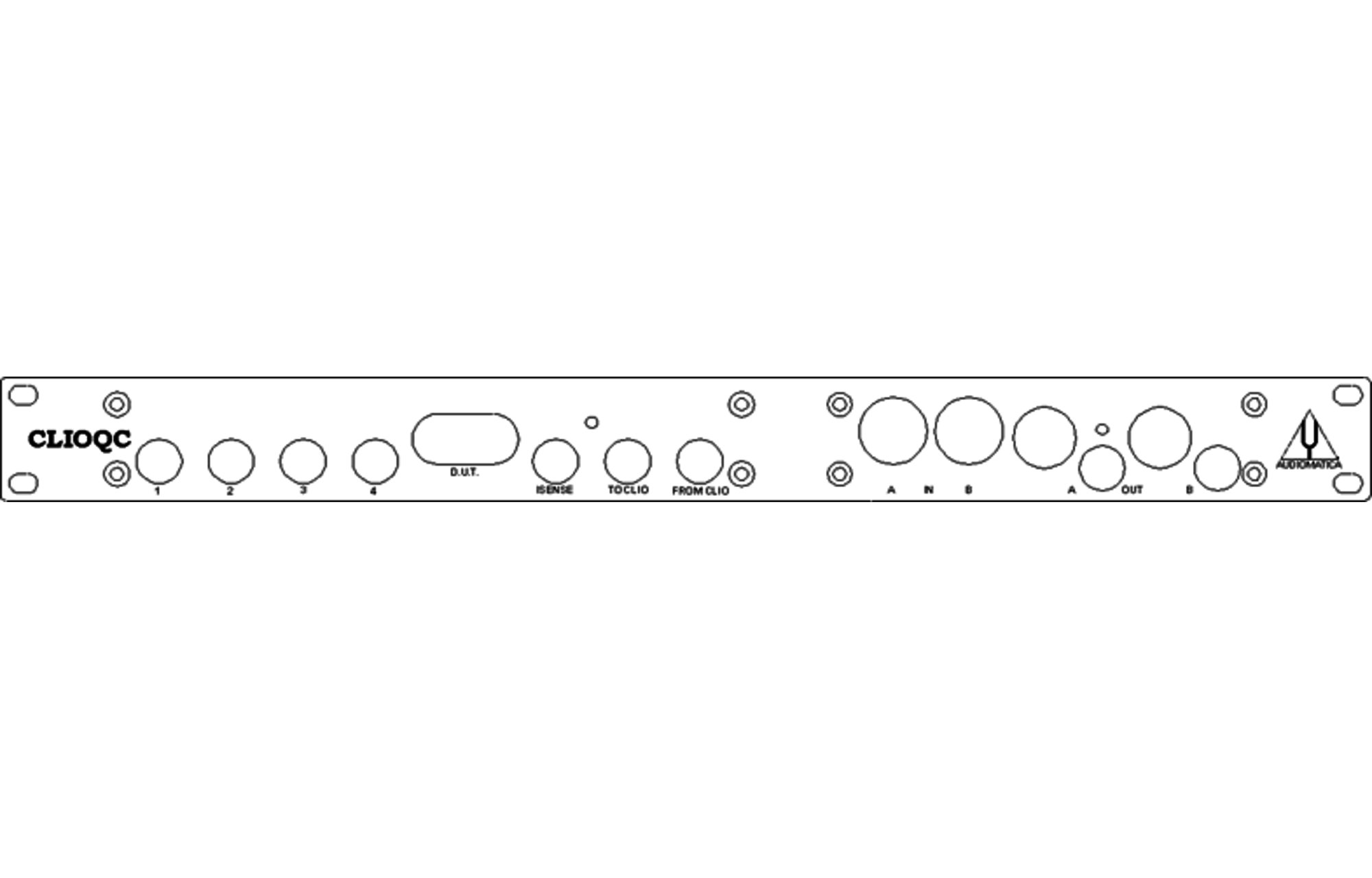 Audiomatica 19" Rack panel