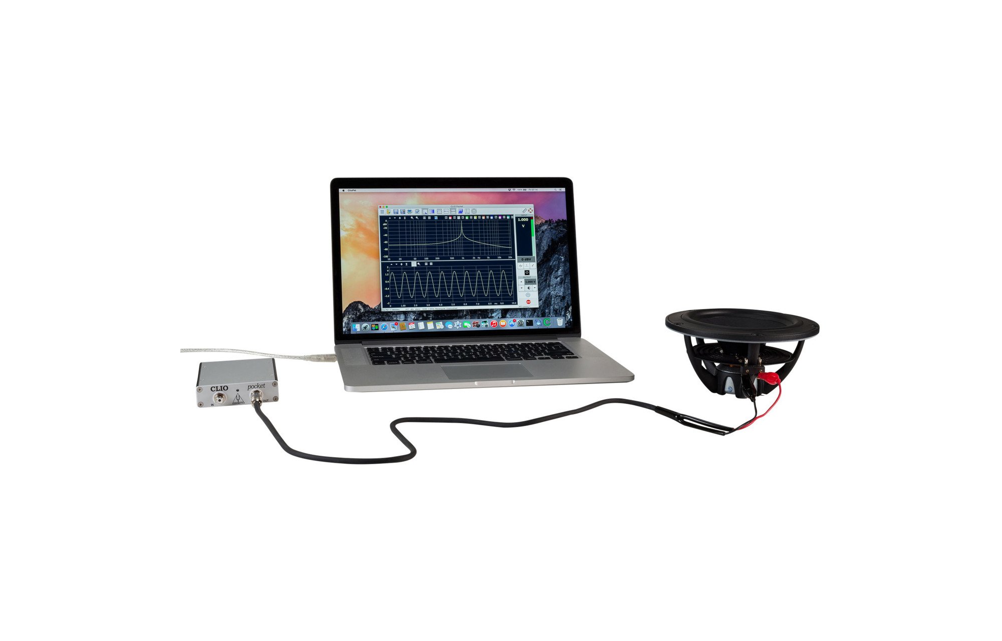 Audiomatica CLIO Pocket 2.1 mérőrendszer