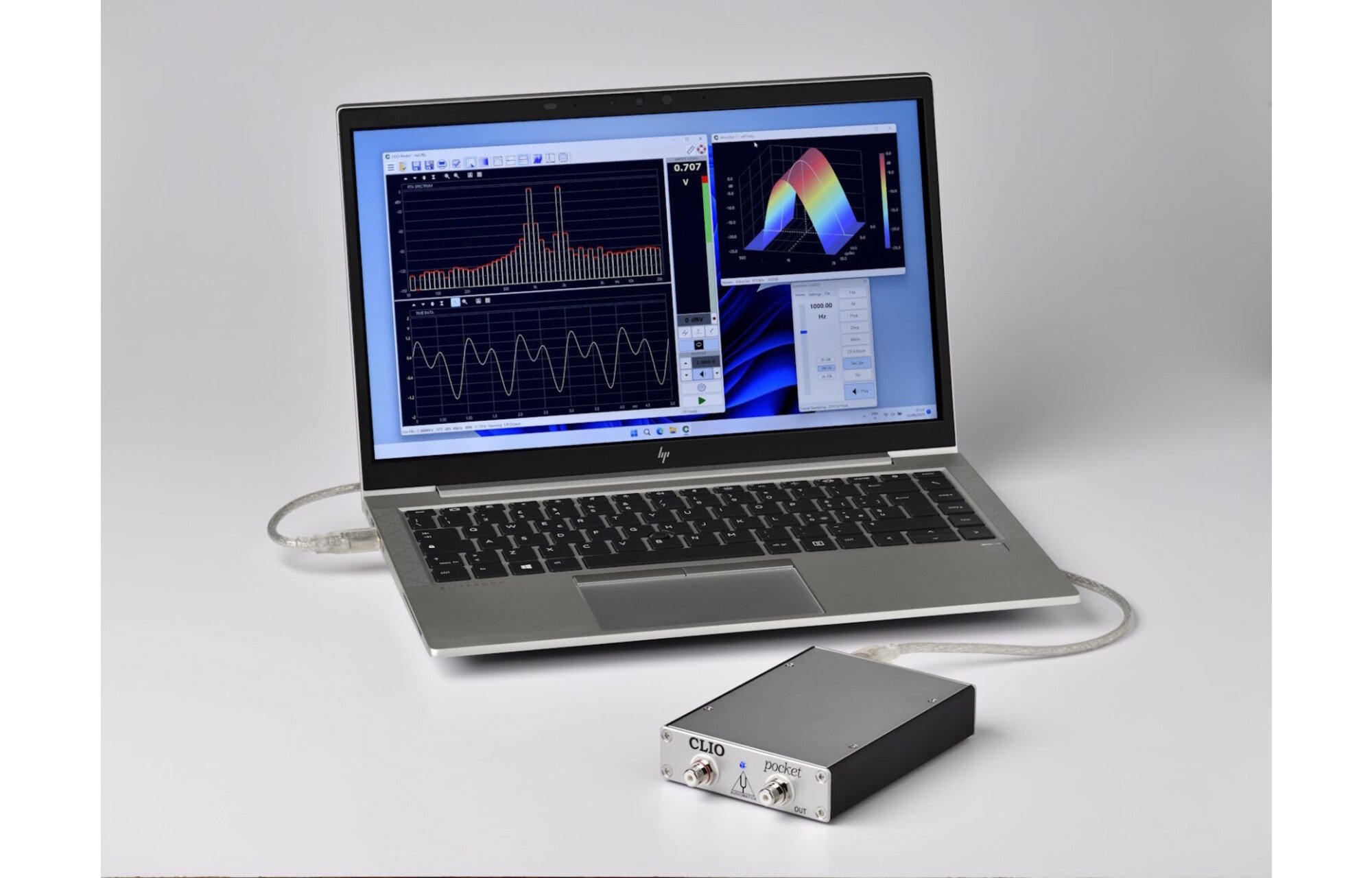 Audiomatica CLIO Pocket 2.1 mérőrendszer