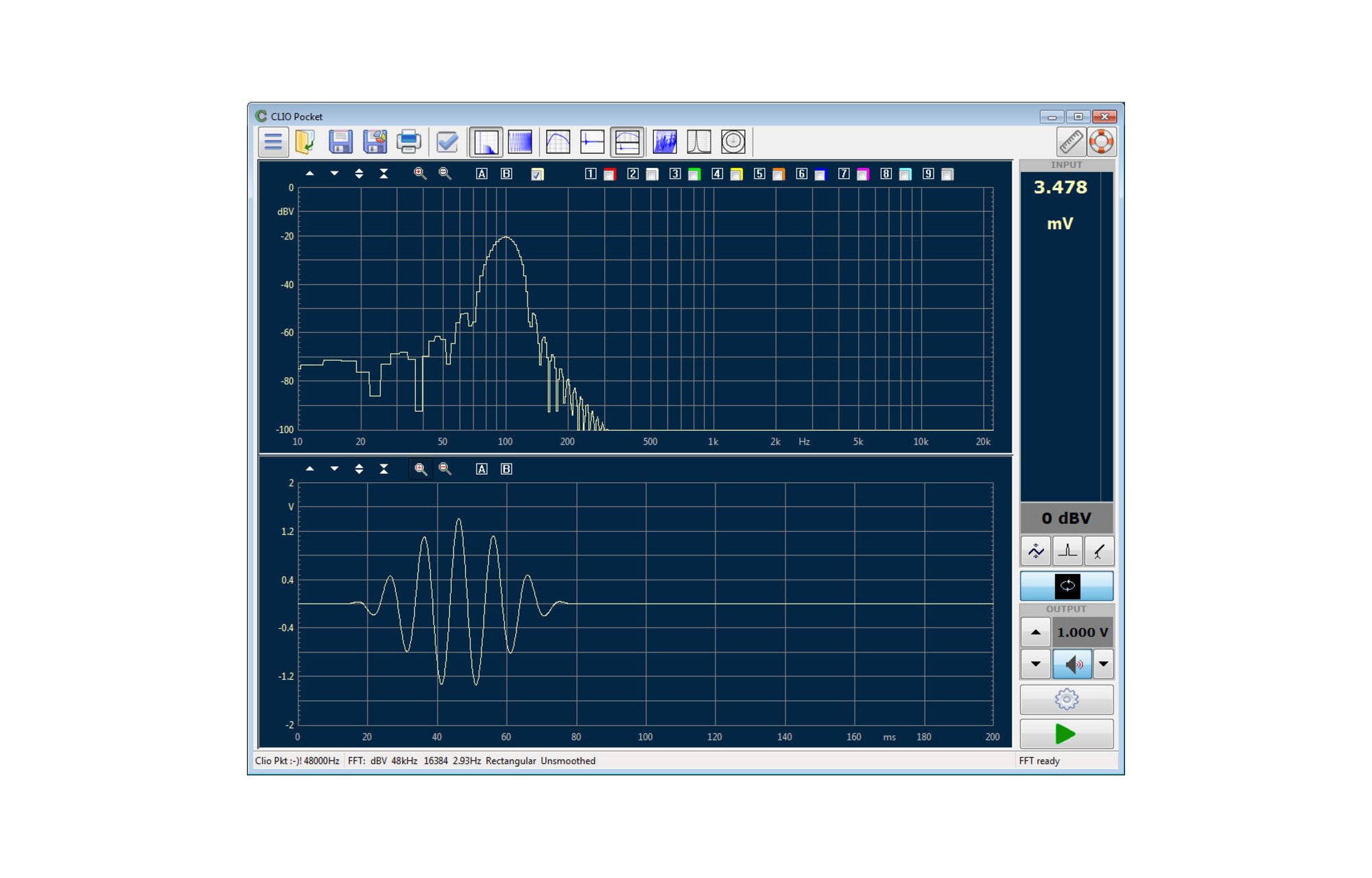 Audiomatica CLIO Pocket 2.1 mérőrendszer