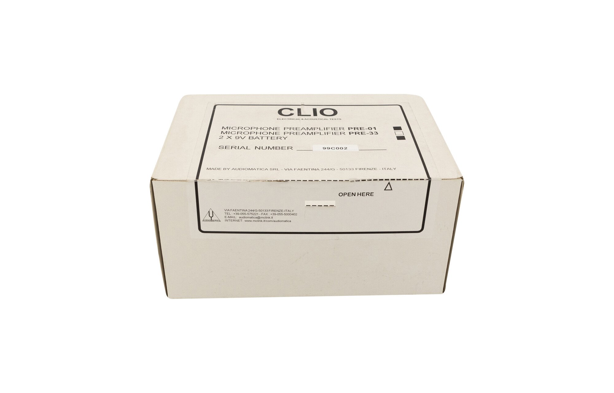 Audiomatica PRE-01 előerősítő