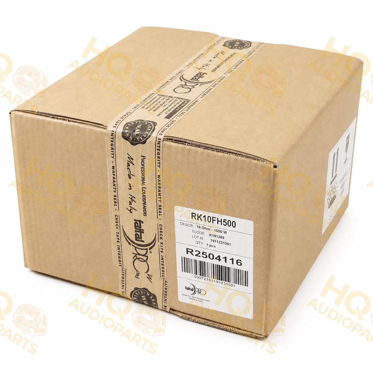 FaitalPRO 10FH500 recone készlet, 16 Ω