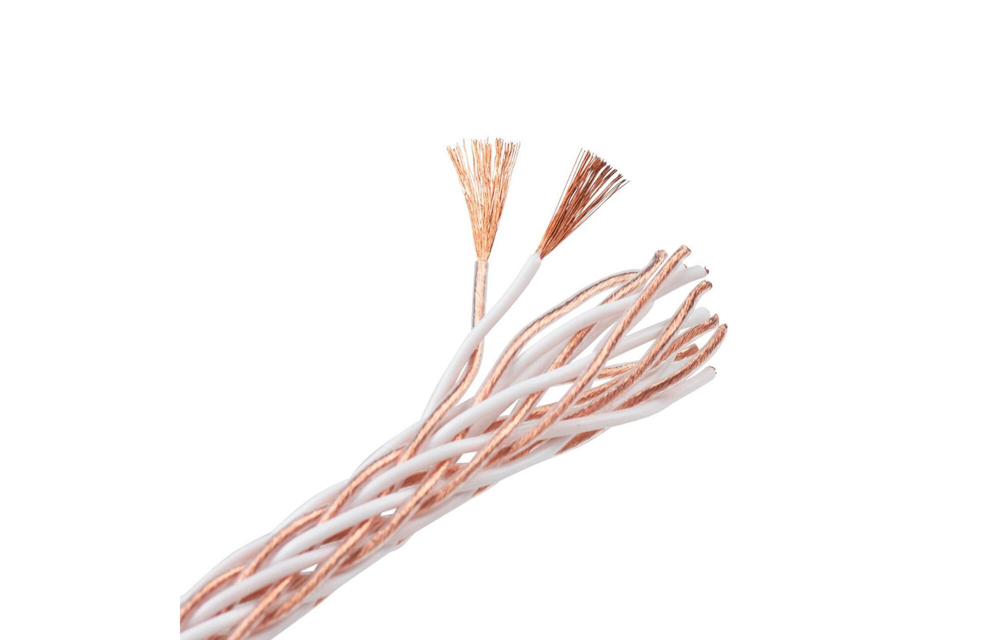 Audtek 11 AWG OFC Audiophile-Grade 16 magos interlaced Braded Hangszóró vezeték méterenként