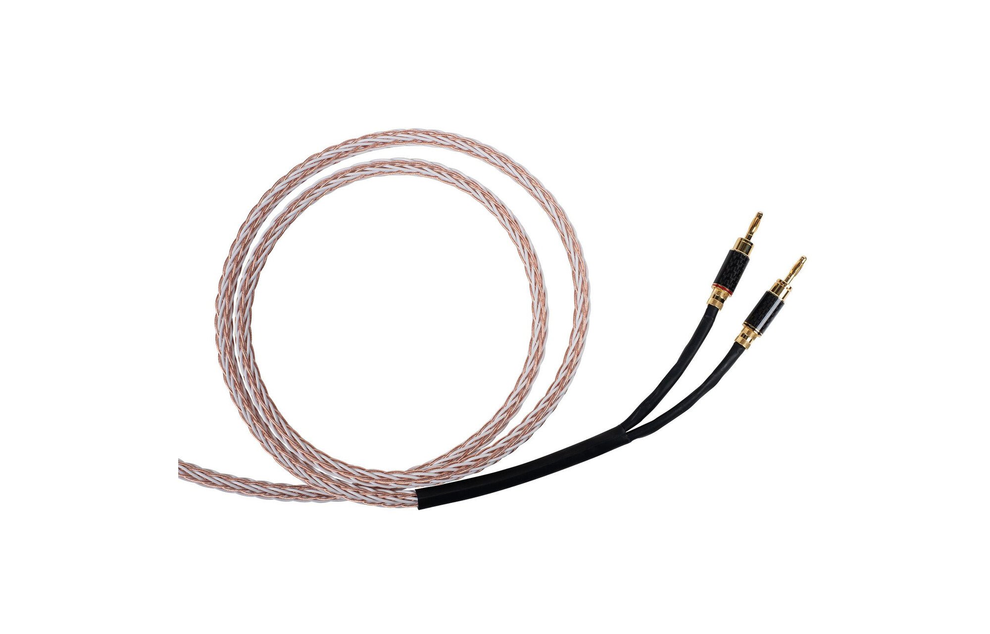 Audtek 11 AWG OFC Audiophile-Grade 16 magos interlaced Braded Hangszóró vezeték méterenként