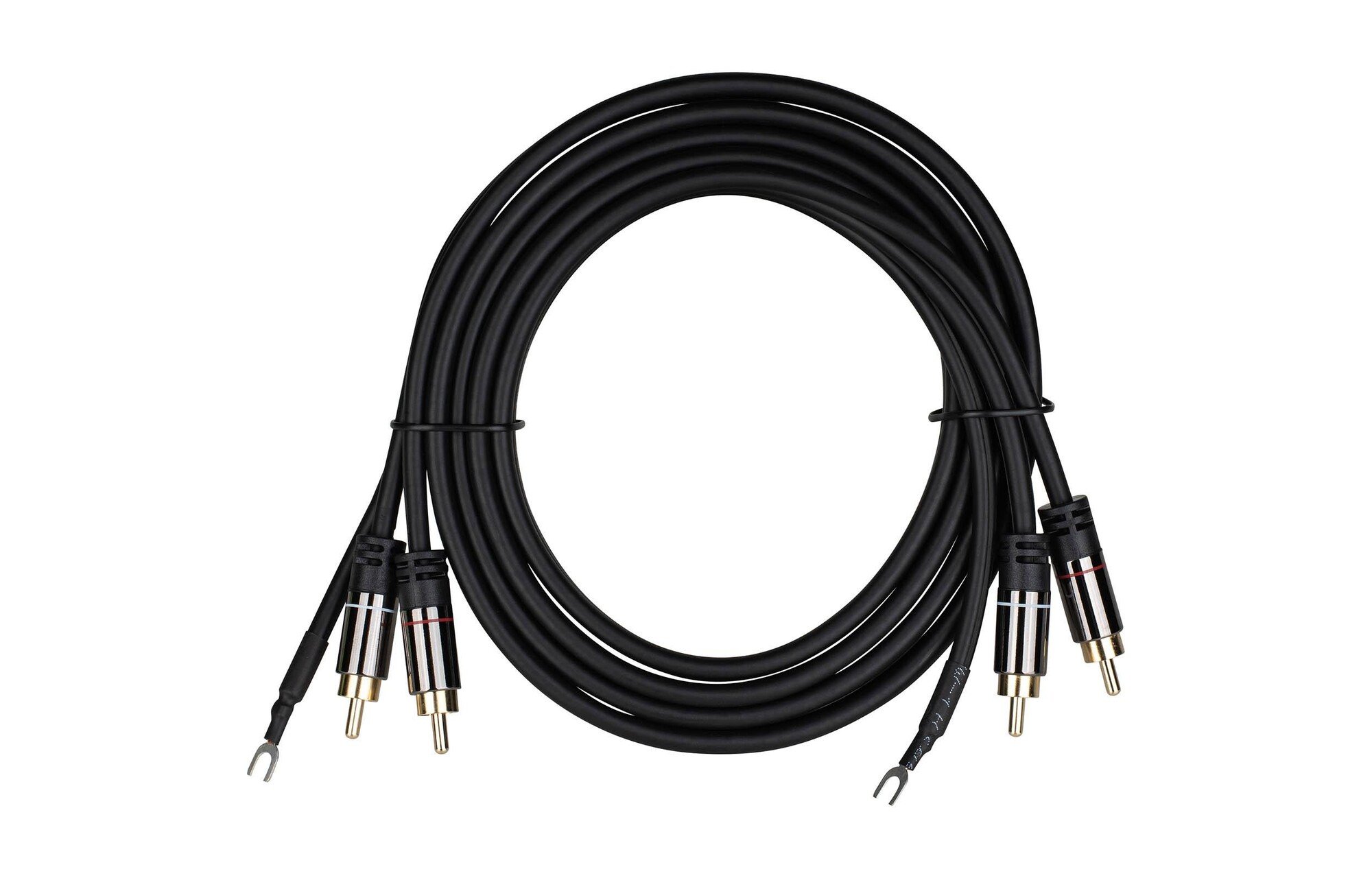 Audtek DMCG6 Prémium Dual RCA lemezjátszó kábel külső földelő vezetékkel 180cm