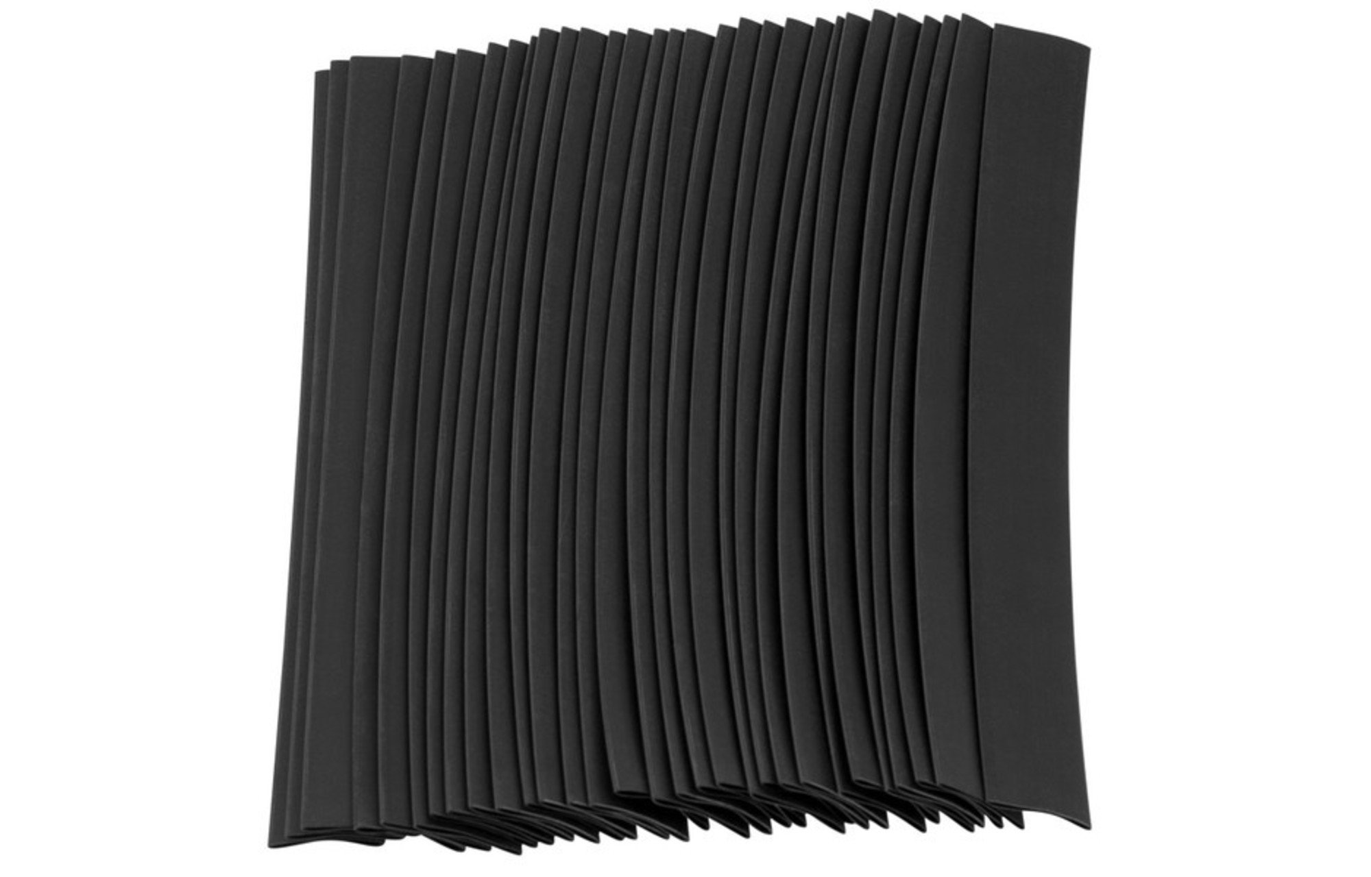 Audtek fekete 10mm hőzsugorítás 2:1 | 15 cm x 30 db.