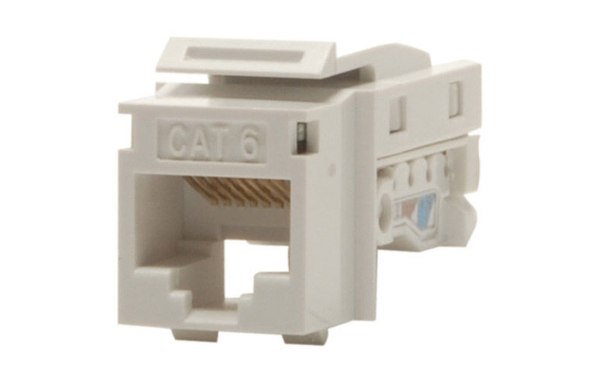 Audtek KJDBT9 Keystone RJ45 Cat 6 IDC 90 fokos