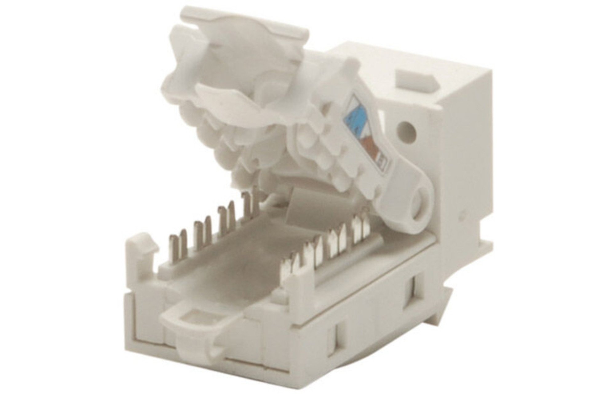 Audtek KJDBT9 Keystone RJ45 Cat 6 IDC 90 fokos