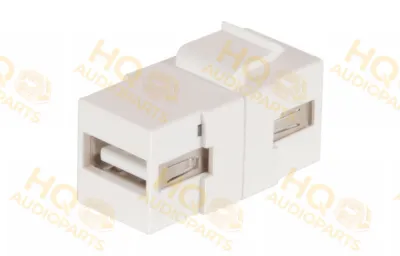 Audtek KJSMK9 Keystone USB A Fedugó to USB A Fedugó Coupler