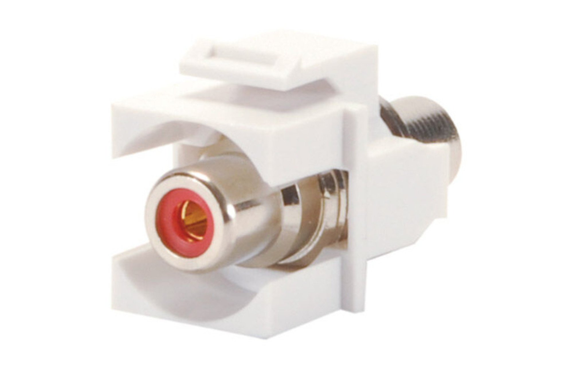 Audtek KMN2K9 Keystone modul piros RCA csatoló