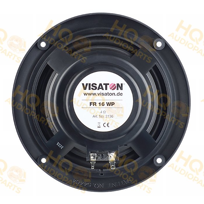 Visaton Hangszóró FR 16 WP - 4 OHM - BLACK, 4 Ω, 60 W