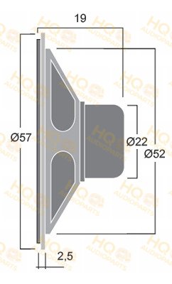 Monacor Hangszóró SP-21/4RDP