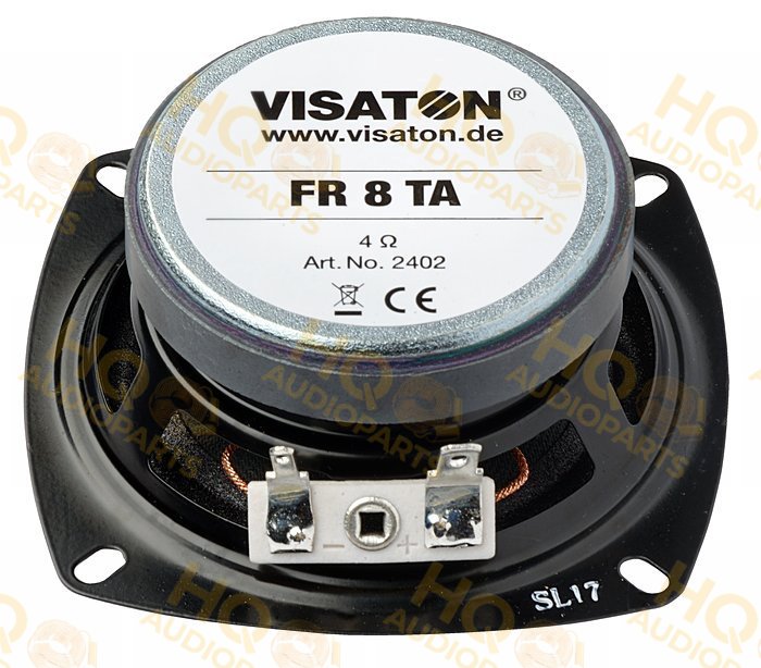 Visaton Szélessávú hangszóró FR 8 TA - 4 OHM, 4 Ω, 10 W