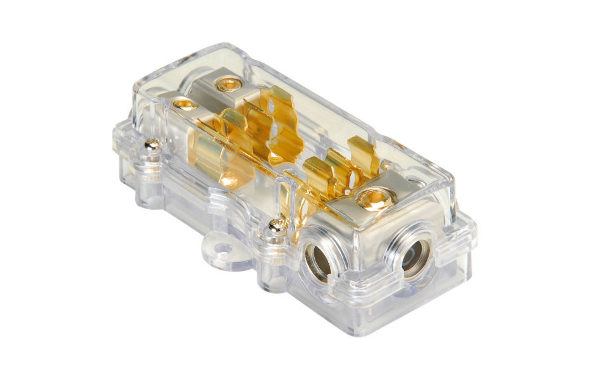 Audtek PFB1428 Platinum biztosítékblokk 1x4 AWG In 2x8 AWG Out