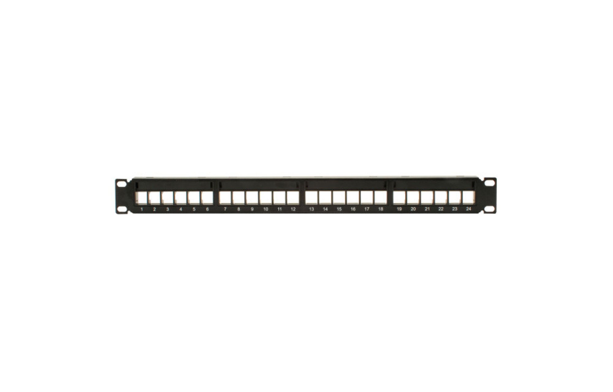 Audtek PRFK Keystone Rack Mount Blank Panel 24 portos üres panel