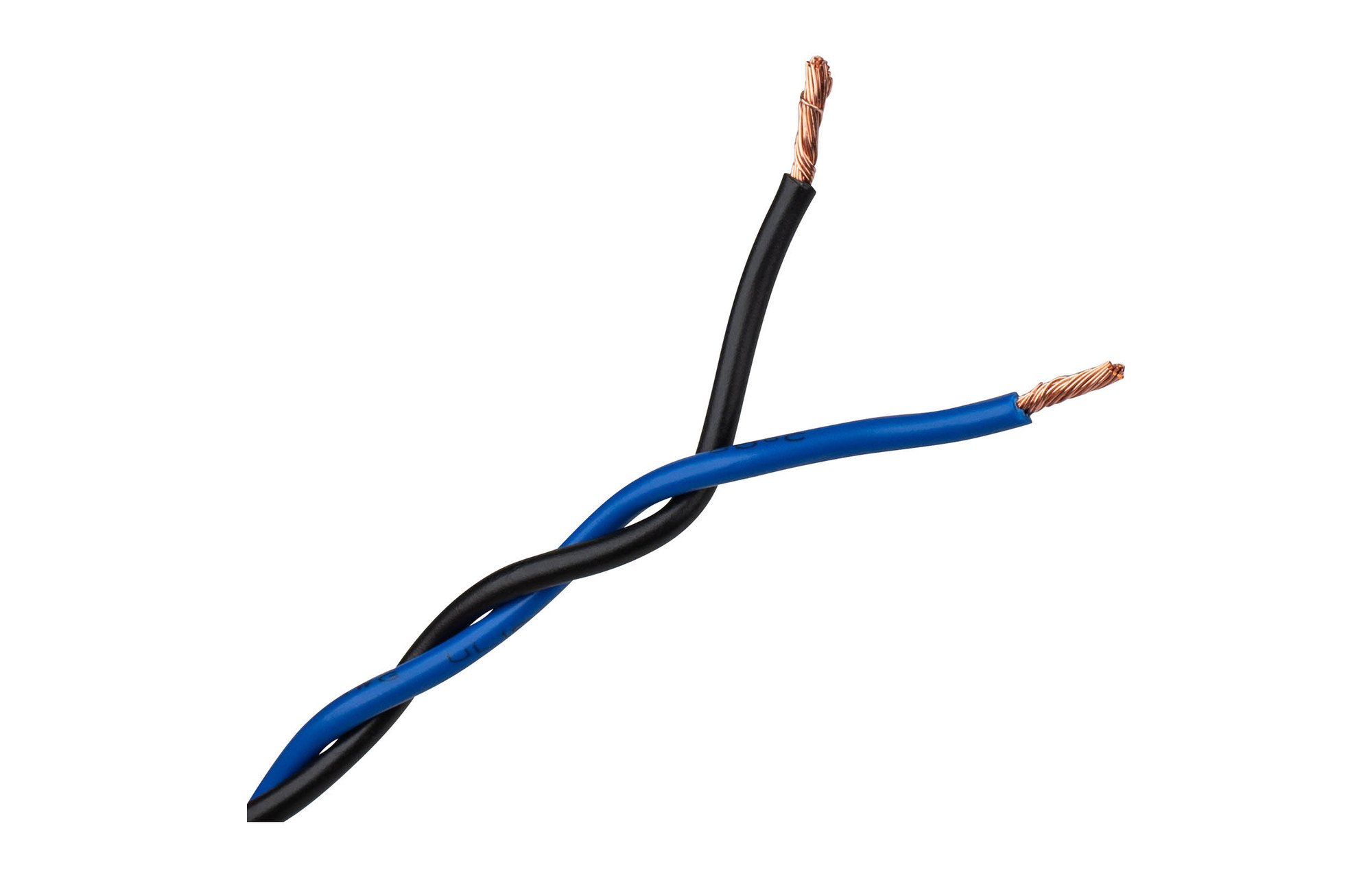 Audtek 16 AWG sodrott OFC sodrott páros hangszekrény vezeték kék/fekete
