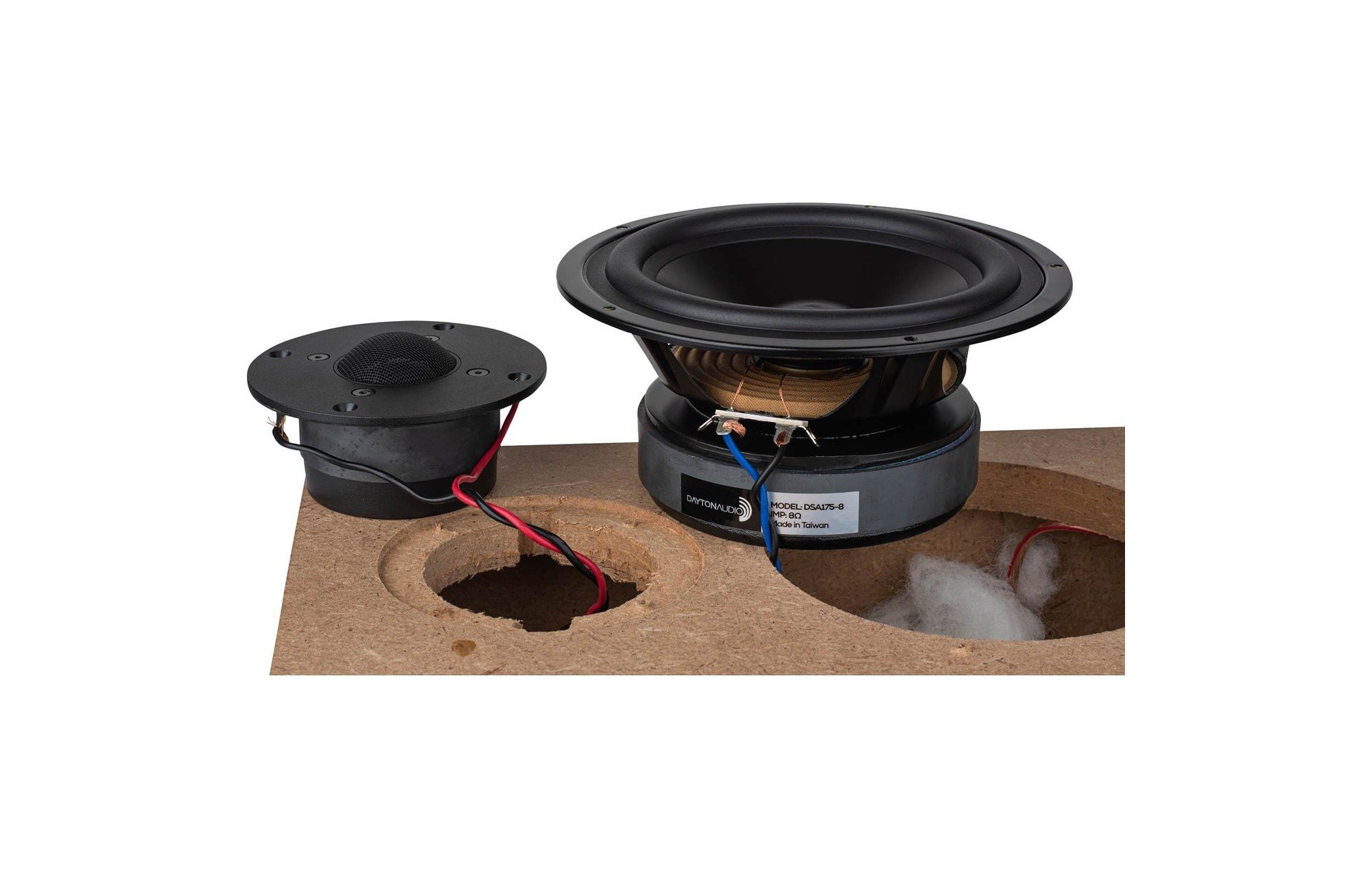 Audtek 16 AWG sodrott OFC sodrott páros hangszekrény vezeték piros/fekete