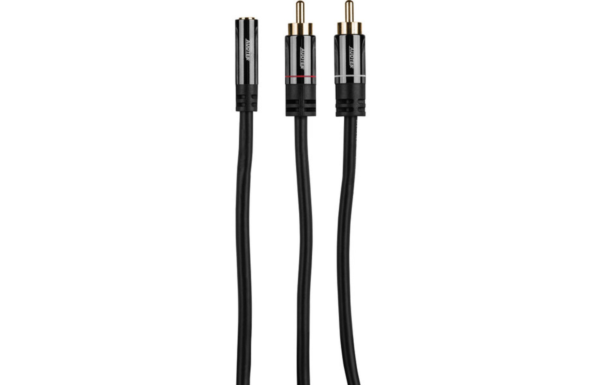 Audtek Y35SF-1  RCA papa - 3.5mm Stereo Jack aljzat kábel
